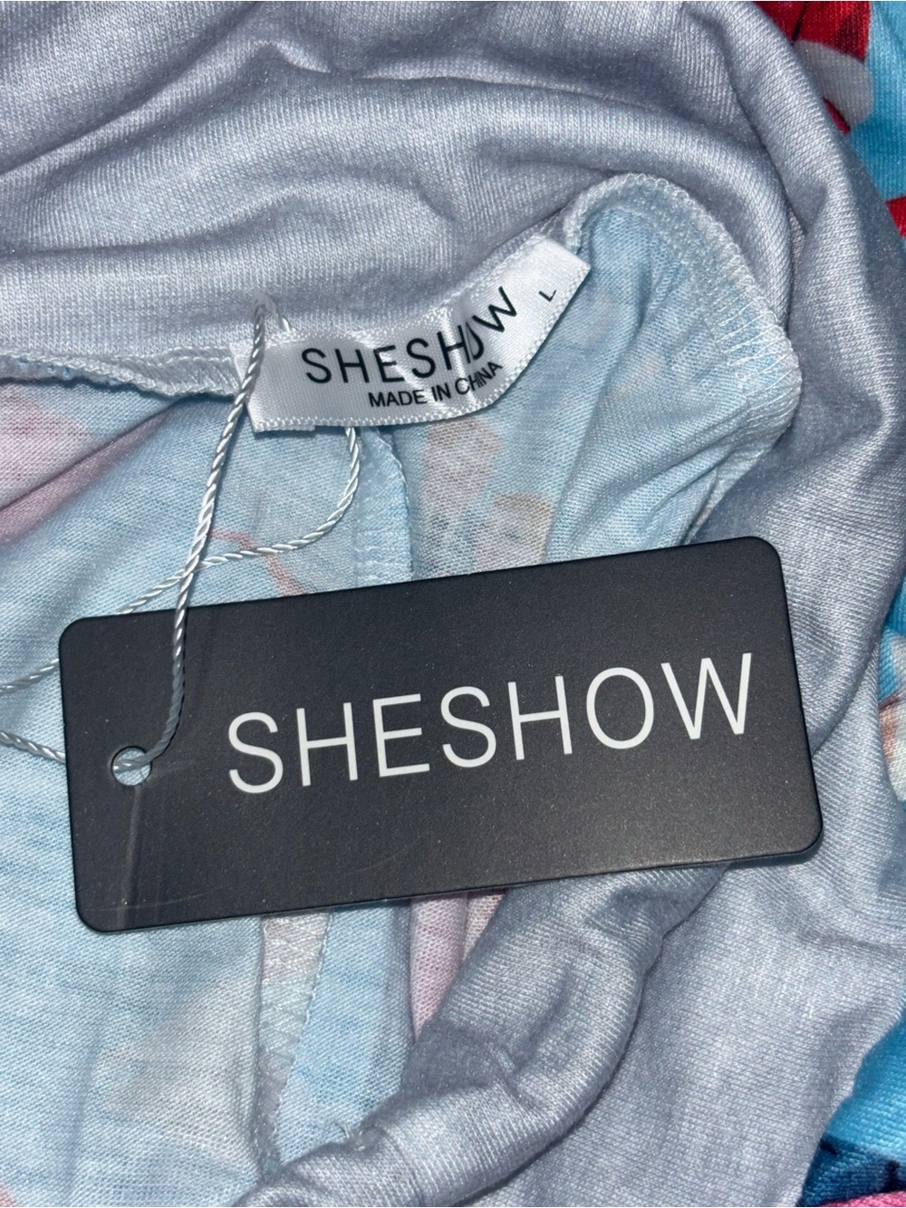 SHE’S SHOW White Christmas Movie Pajama Pants Blue Women’s Large NWT - Picture 2 of 6